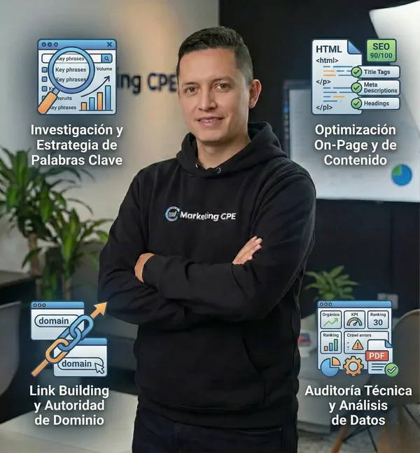 Diseño de estrategia SEO Avanzada y Posicionamiento web en Bogotá